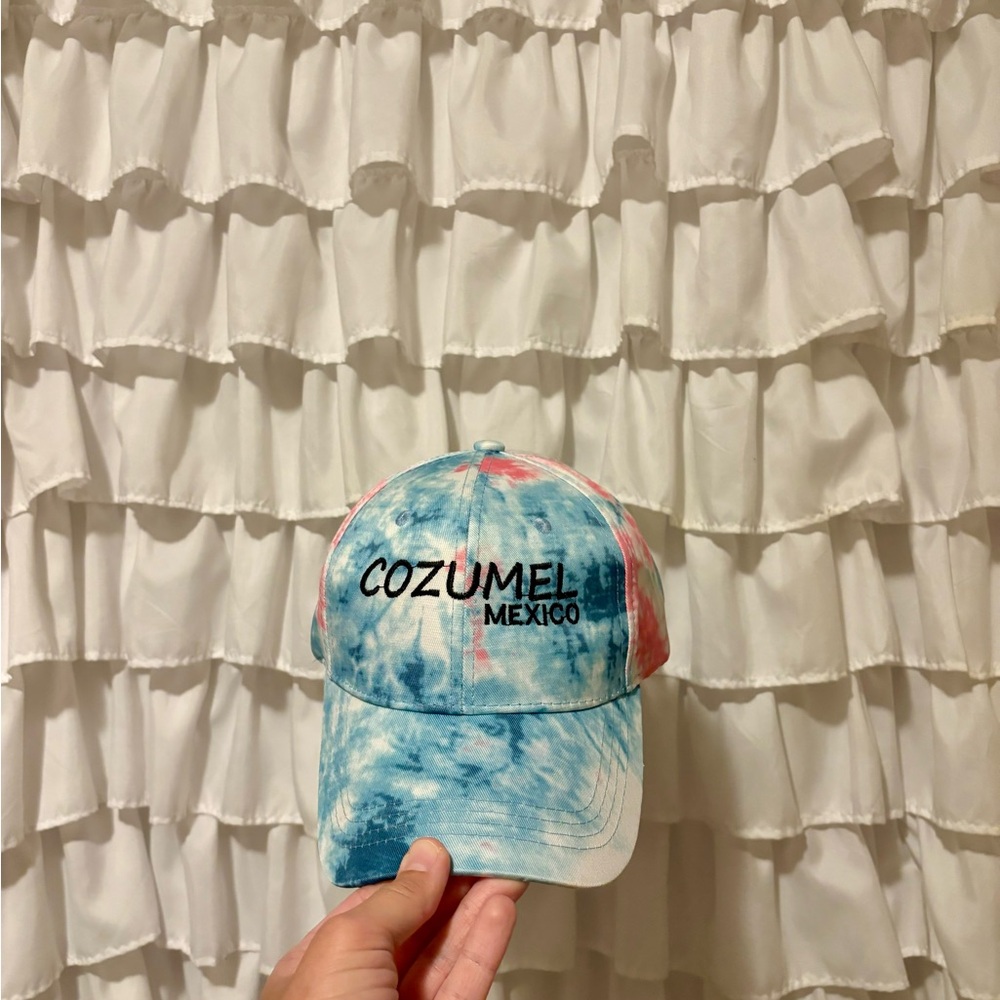 Cozumel Mexico Tie-Dye Cap